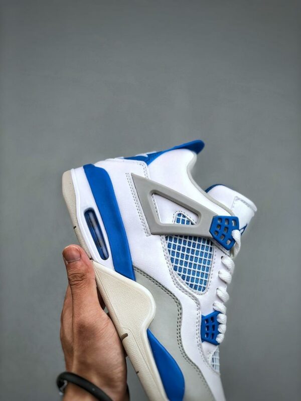 RÉPLICA JORDAN 4 RETRO MILITARY BLUE (2012) - Imagen 7