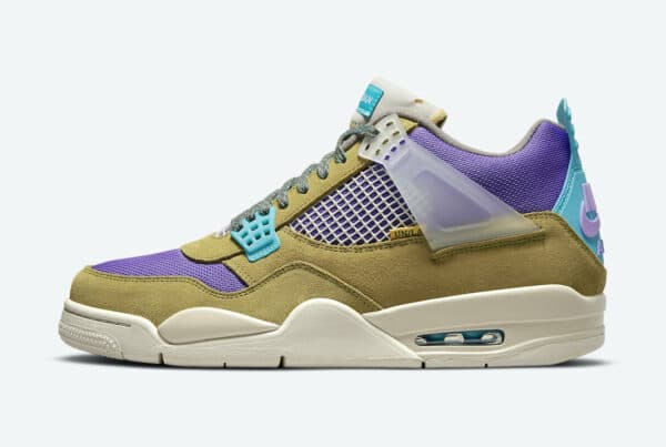 RÉPLICA JORDAN 4 RETRO UNION 'DESERT MOSS' - Imagen 6