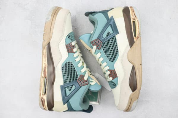 RÉPLICA JORDAN 4 'SNORLAX' CUSTOM - Imagen 7