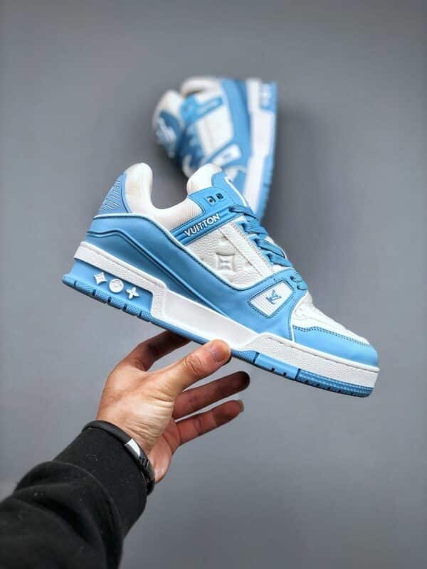 RÉPLICA LOUIS VUITTON LV TRAINER 'AZULES' - Imagen 8