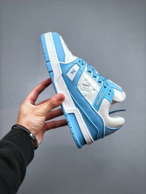 RÉPLICA LOUIS VUITTON LV TRAINER 'AZULES' - Imagen 7