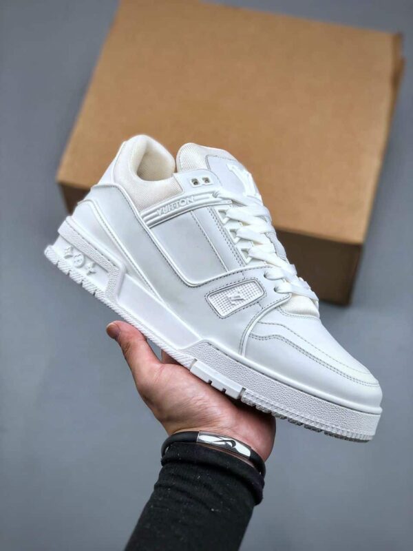 RÉPLICA LOUIS VUITTON LV TRAINER 'BLANCAS' - Imagen 8