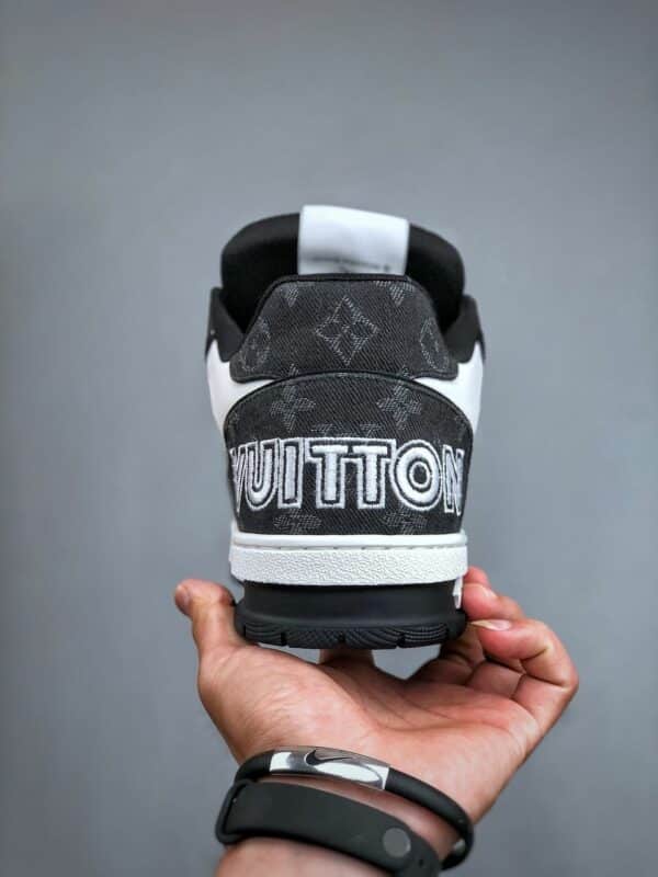 RÉPLICA LOUIS VUITTON LV TRAINER MONOGRAM 'BLACK' - Imagen 4