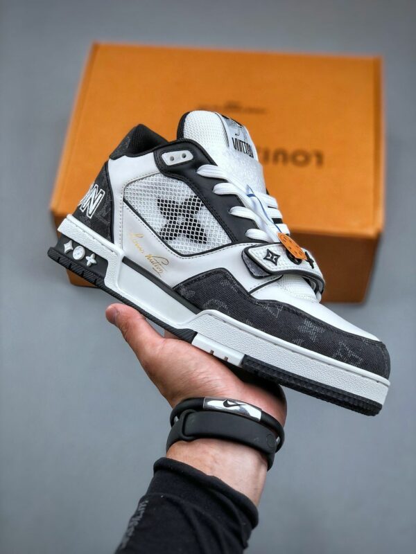 RÉPLICA LOUIS VUITTON LV TRAINER MONOGRAM 'BLACK' - Imagen 9