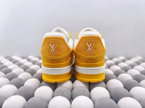 RÉPLICA LOUIS VUITTON LV TRAINER 'NARANJAS DENIM' - Imagen 6