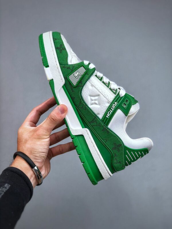 RÉPLICA LOUIS VUITTON LV TRAINER 'VERDES' - Imagen 7