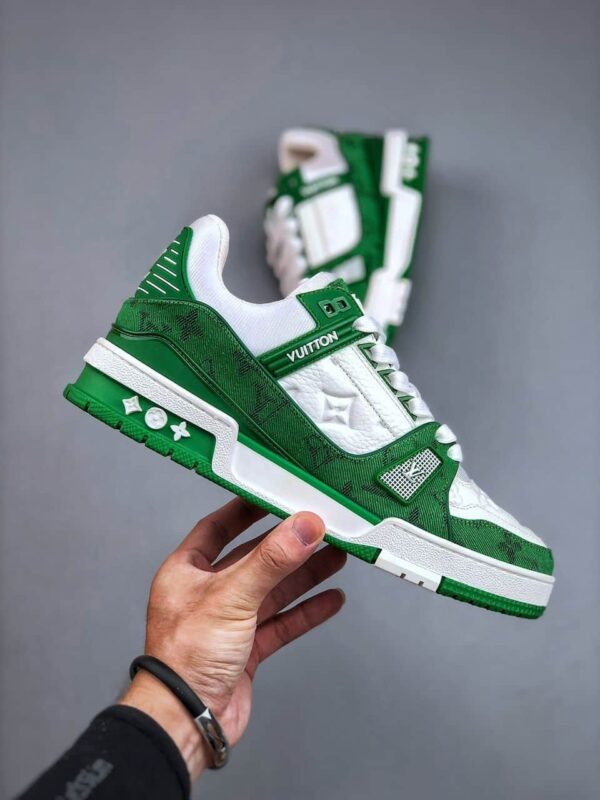 RÉPLICA LOUIS VUITTON LV TRAINER 'VERDES' - Imagen 6