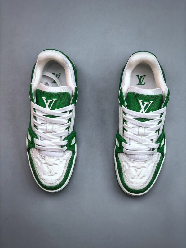 RÉPLICA LOUIS VUITTON LV TRAINER 'VERDES' - Imagen 5