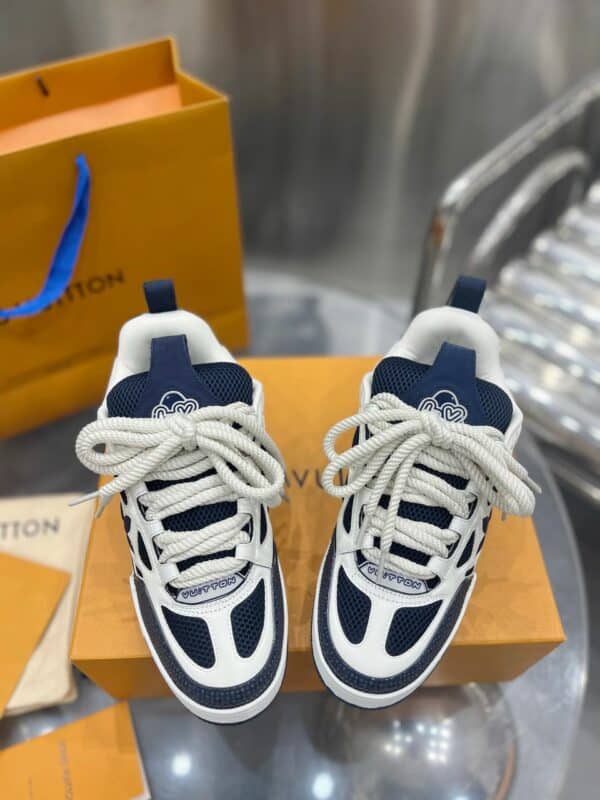 RÉPLICA LOUIS VUITTON SNEAK 'BLUE' - Imagen 8