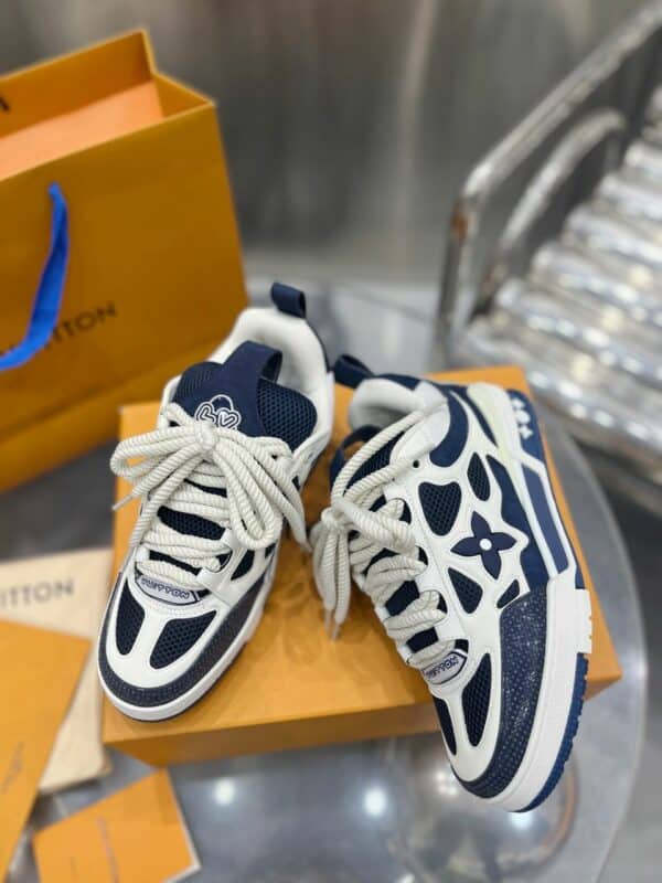 RÉPLICA LOUIS VUITTON SNEAK 'BLUE' - Imagen 7