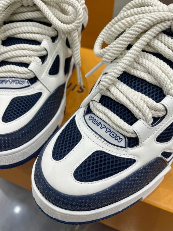 RÉPLICA LOUIS VUITTON SNEAK 'BLUE' - Imagen 5