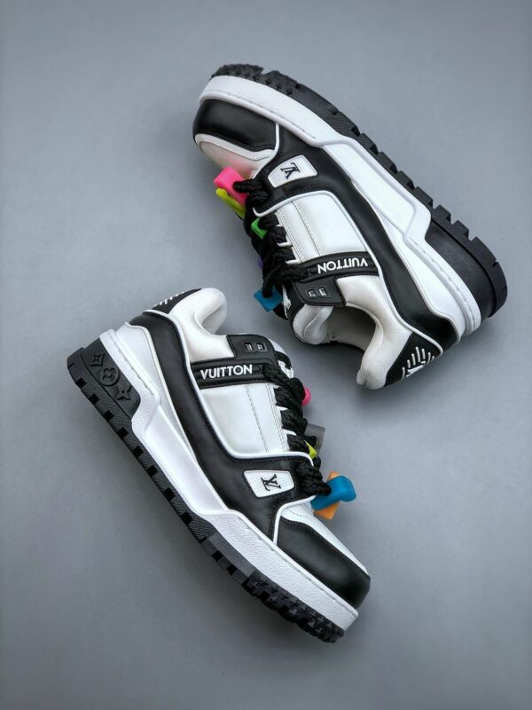 RÉPLICA LOUIS VUITTON TRAINER MAXI 'BLANCAS Y NEGRAS' - Imagen 3