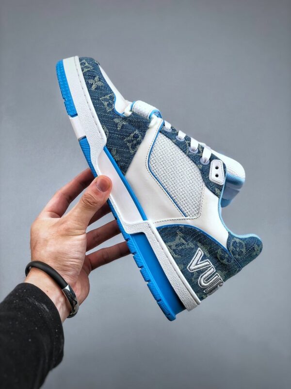 RÉPLICA LOUIS VUITTON TRAINER ‘MONOGRAM DENIM’ - Imagen 8