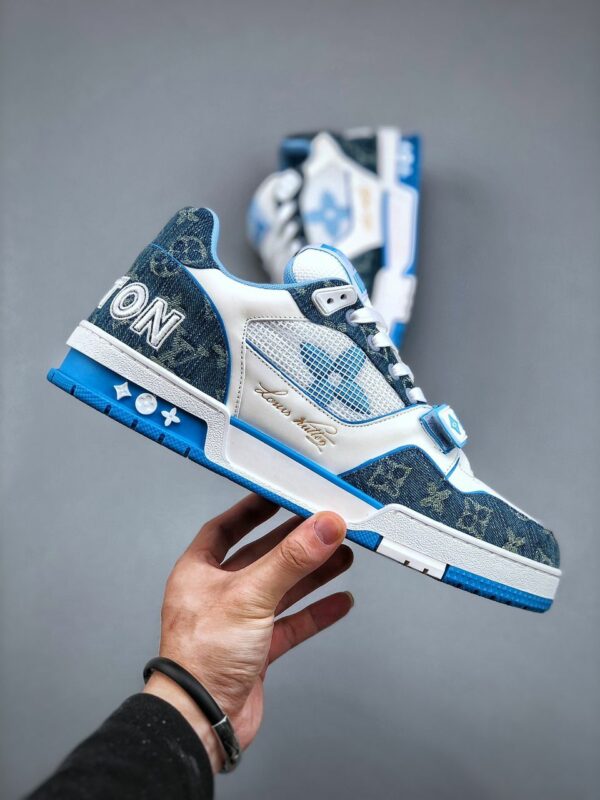 RÉPLICA LOUIS VUITTON TRAINER ‘MONOGRAM DENIM’ - Imagen 7