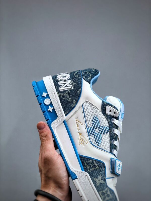 RÉPLICA LOUIS VUITTON TRAINER ‘MONOGRAM DENIM’ - Imagen 5