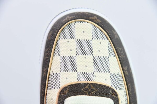 RÉPLICA LOUIS VUITTON X AIR FORCE 1 MONOGRAM 'BROWN' - Imagen 7