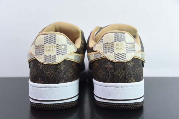 RÉPLICA LOUIS VUITTON X AIR FORCE 1 MONOGRAM 'BROWN' - Imagen 5