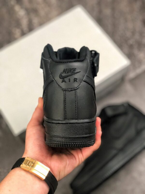 RÉPLICA NIKE AIR FORCE 1 MID BLACK - Imagen 5