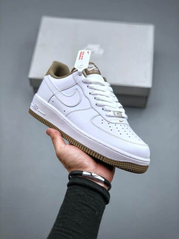 RÉPLICA NIKE AIR FORCE 1 'WHITE KHAKI' - Imagen 9