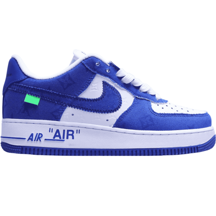 RÉPLICA NIKE AIR FORCE LOW X LOUIS VUITTON 'WHITE ROYAL'
