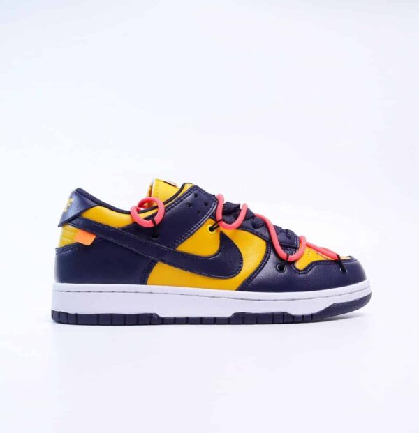 RÉPLICA NIKE DUNK SB LOW X OFF WHITE “MIDNIGHT NAVY” - Imagen 7