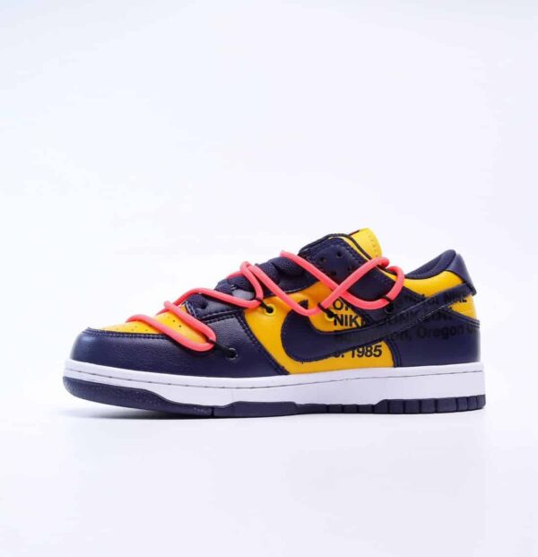 RÉPLICA NIKE DUNK SB LOW X OFF WHITE “MIDNIGHT NAVY” - Imagen 6
