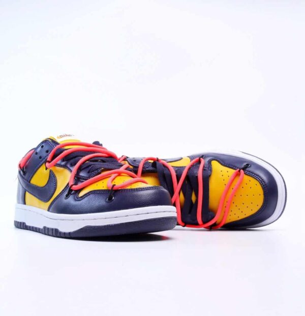 RÉPLICA NIKE DUNK SB LOW X OFF WHITE “MIDNIGHT NAVY” - Imagen 3