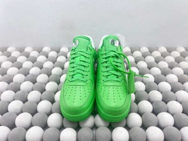 RÉPLICA OFF-WHITE X AIR FORCE 1 LOW ‘LIGHT GREEN SPARK’ - Imagen 8