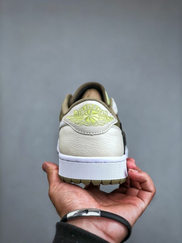 RÉPLICA JORDAN 1 RETRO LOW GOLF TRAVIS SCOTT 'NEUTRAL OLIVE' - Imagen 5