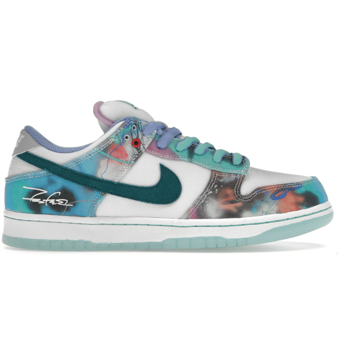 RÉPLICA SB DUNK LOW FUTURA LABORATORIES 'BLEACHED AQUA'