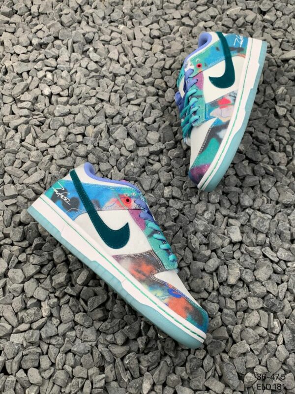 RÉPLICA SB DUNK LOW FUTURA LABORATORIES 'BLEACHED AQUA' - Imagen 3