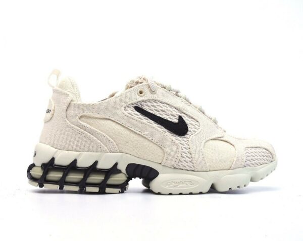 RÉPLICA STÜSSY X NIKE AIR ZOOM SPIRIDON CAGE 2 FOSSIL - Imagen 6