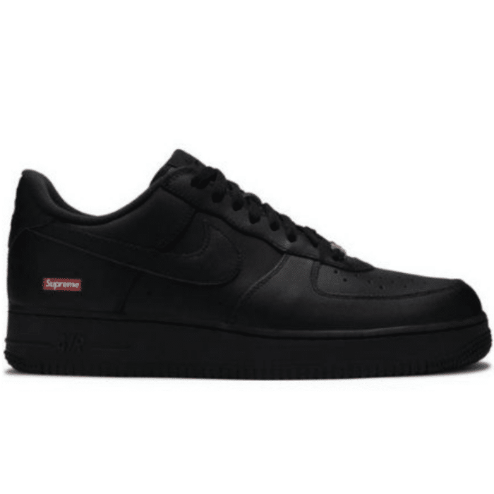 RÉPLICA SUPREME X AIR FORCE 1 LOW 'BOX LOGO - BLACK'