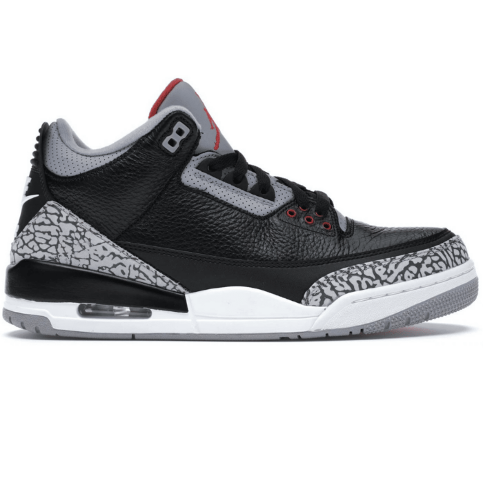 RÉPLICA JORDAN 3 RETRO BLACK CEMENT (2018)