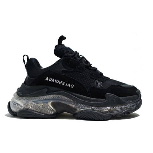 RÉPLICA BALENCIAGA TRIPLE S CLEAR NEGRAS