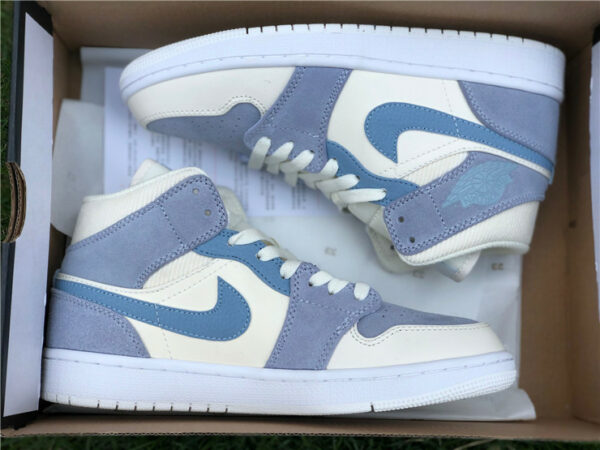 RÉPLICA AIR JORDAN 1 MID SE 'SAIL LIGHT BLUE' - Imagen 2
